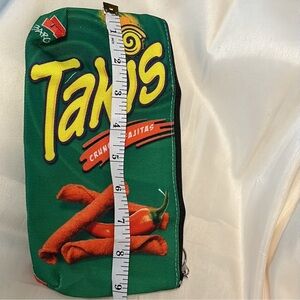 New Takis Style Green Pouch/wallet
Size: 9" x 5.25"
